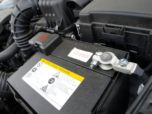 batterie d'une voiture